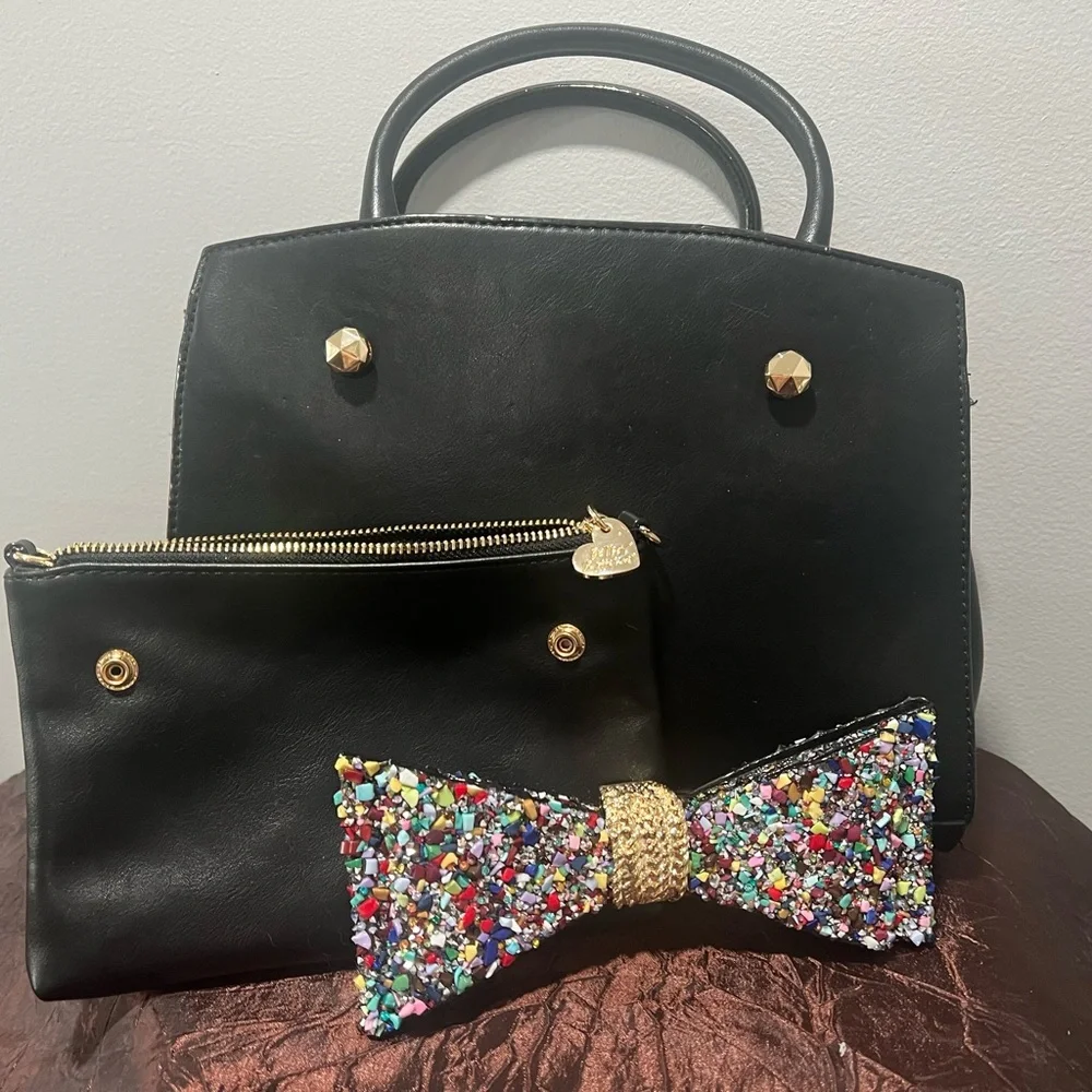 Betsey Johnson Rock Candy Satchel
